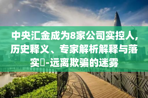 中央匯金成為8家公司實控人,歷史釋義、專家解析解釋與落實?-遠離欺騙的迷霧