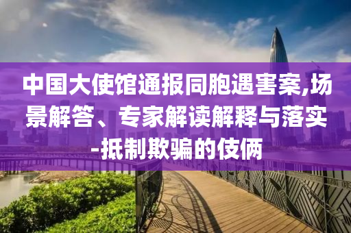 中國大使館通報同胞遇害案,場景解答、專家解讀解釋與落實-抵制欺騙的伎倆
