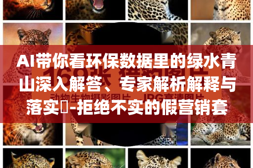 AI帶你看環(huán)保數(shù)據(jù)里的綠水青山深入解答、專家解析解釋與落實(shí)?-拒絕不實(shí)的假營銷套