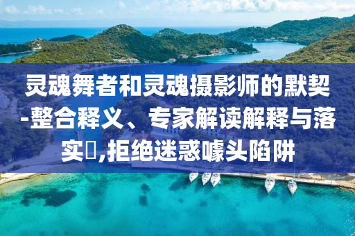 靈魂舞者和靈魂攝影師的默契-整合釋義、專家解讀解釋與落實?,拒絕迷惑噱頭陷阱