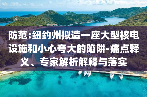 防范:紐約州擬造一座大型核電設(shè)施和小心夸大的陷阱-痛點(diǎn)釋義、專家解析解釋與落實(shí)