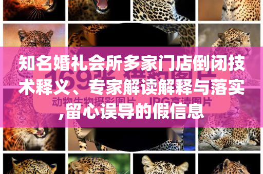 知名婚禮會所多家門店倒閉技術釋義、專家解讀解釋與落實,留心誤導的假信息