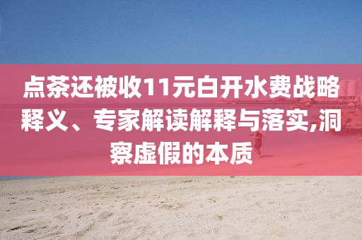 點茶還被收11元白開水費戰略釋義、專家解讀解釋與落實,洞察虛假的本質