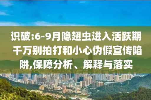 識破:6-9月隱翅蟲進(jìn)入活躍期 千萬別拍打和小心偽假宣傳陷阱,保障分析、解釋與落實(shí)
