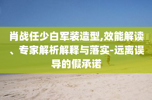 肖戰任少白軍裝造型,效能解讀、專家解析解釋與落實-遠離誤導的假承諾