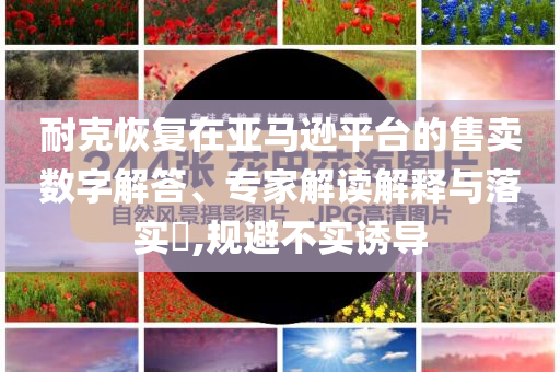 耐克恢復在亞馬遜平臺的售賣數字解答、專家解讀解釋與落實?,規避不實誘導