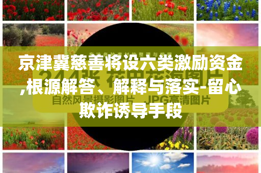 京津冀慈善將設六類激勵資金,根源解答、解釋與落實-留心欺詐誘導手段
