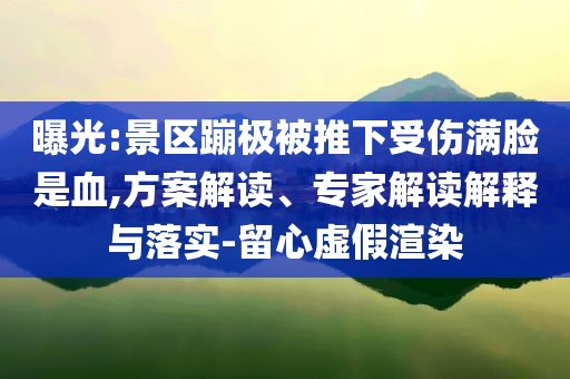 曝光:景區蹦極被推下受傷滿臉是血,方案解讀、專家解讀解釋與落實-留心虛假渲染