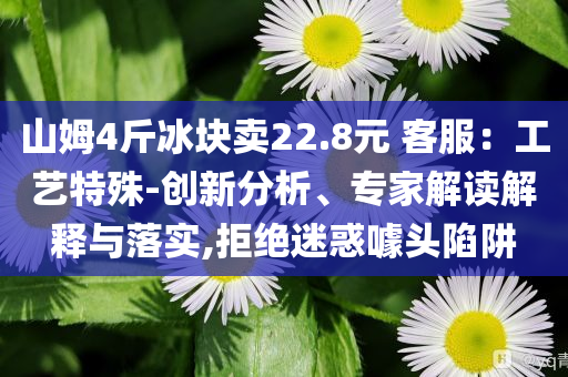 山姆4斤冰塊賣22.8元 客服：工藝特殊-創(chuàng)新分析、專家解讀解釋與落實,拒絕迷惑噱頭陷阱