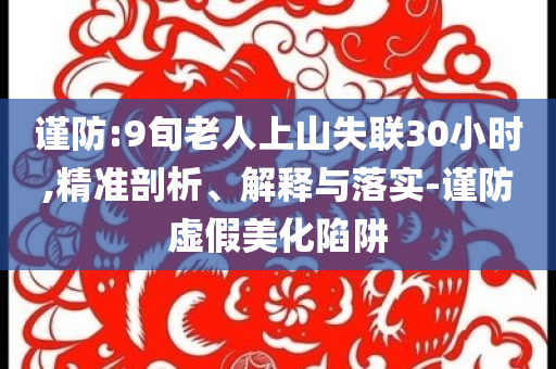 謹防:9旬老人上山失聯30小時,精準剖析、解釋與落實-謹防虛假美化陷阱