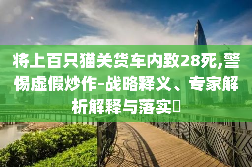 將上百只貓關貨車內致28死,警惕虛假炒作-戰略釋義、專家解析解釋與落實?