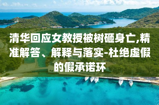 清華回應女教授被樹砸身亡,精準解答、解釋與落實-杜絕虛假的假承諾環