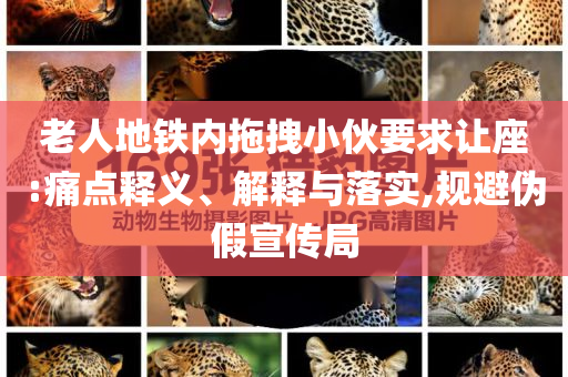 老人地鐵內(nèi)拖拽小伙要求讓座:痛點釋義、解釋與落實,規(guī)避偽假宣傳局