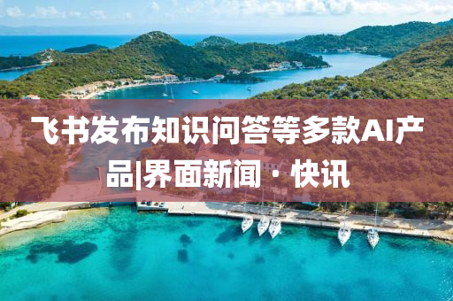 飛書發布知識問答等多款AI產品|界面新聞 · 快訊